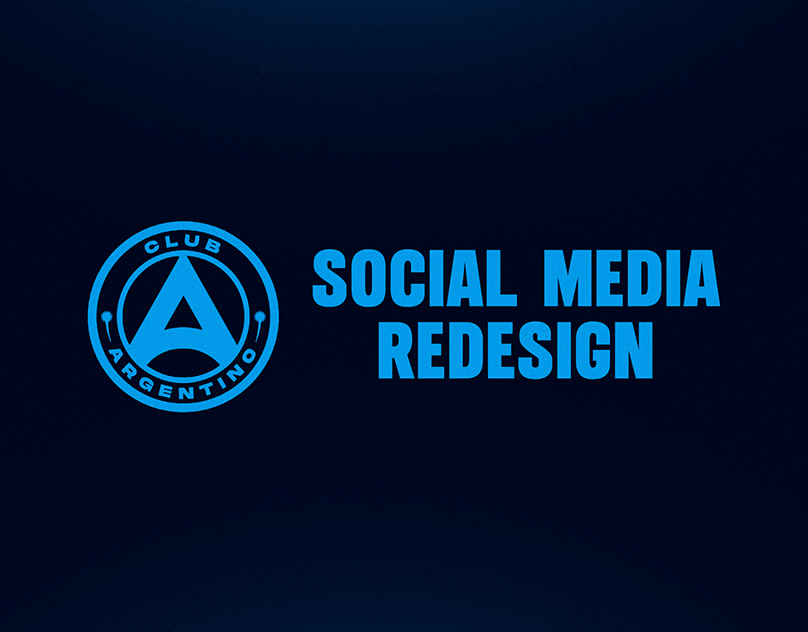 Club Argentino Social Media redesign (Concept)